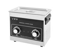 Limpiador ultrasónico, 100 W, máquina de limpieza ultrasónica de joyas con calentador y temporizador, máquina ultrasónica con control de botón para cristales de joyas, se puede utilizar en hogares