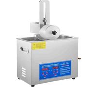 Limpiador ultrasónico Comercial con Temporizador Digital, Calentador y Centrifugado automático para una Limpieza Profunda. Incluye Advertencia de Temperatura del Agua.