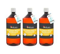 Limpiador ultrasónico concentrado 3000 ml - Limpieza muy eficaz para joyas, gafas, dentaduras postizas y monedas | Limpiador especial para dispositivos ultrasónicos y baños ultrasónicos - mituso