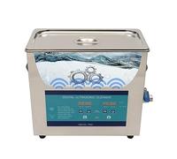 Limpiador ultrasónico de 6,5 l, limpiador ultrasónico de joyas, con calefacción, temporizador digital para gafas, joyas, monedas, relojes, etc
