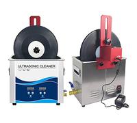 Limpiador ultrasónico de 6,5 L para Discos de Vinilo, Sistema de Limpieza de Discos de Vinilo de 300 W con calefacción, Temperatura Ajustable, desgasificación y Soporte Elevador. Compatible