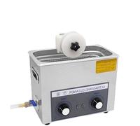 Limpiador ultrasónico de 6 litros para Discos de Vinilo, Lavadora de Discos de Vinilo de 12 Pulgadas con Temperatura Ajustable de 20 a 80 °C y Temporizador de 0 a 30 Minutos, Apta para Joyas