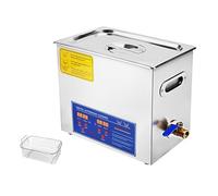 Limpiador Ultrasónico De Acero Inoxidable 2/3/6/10/30 L, Lavadora Ultrasónica Industrial Con Calentador Y Temporizador Digital, Electrodomésticos Super Efficiently Cleaning(6L-180W)