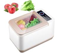 Limpiador ultrasónico de alimentos con cesta de drenaje, lavadora multifuncional para frutas, verduras, carne, mariscos y cocina