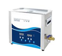 Limpiador ultrasónico de Discos de Vinilo de 6,5 l con Temperatura y Tiempo Ajustables, Limpiador automático de Discos de 180 W, Potencia de Calentamiento de 300 W y Tres Cabezales de vibración