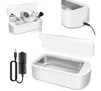 Limpiador ultrasónico de joyas, 650 ml, 48000 Hz, limpiador de plata con revestimiento de acero inoxidable 304, máquina Sonic Cleaner para joyas, collares, anillos, gafas, relojes