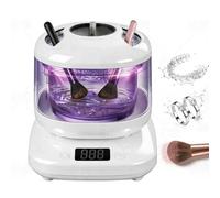 Limpiador ultrasónico de joyas con tanque desmontable, limpieza profunda de 42 kHz para anillos, collares, brochas de maquillaje, 4 modos con U-V, funcionamiento silencioso, IPX7 impermeable, también