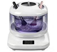 Limpiador ultrasónico de joyas con tanque desmontable, limpieza profunda de 42 kHz para anillos, collares, brochas de maquillaje, 4 modos con U-V, funcionamiento silencioso, IPX7 impermeable, también