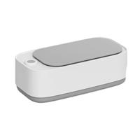 Limpiador ultrasónico de joyas - Dispositivo de limpieza ultrasónico recargable por USB, limpiador de objetos personales pequeños, diseño fácil, base antideslizante, cuerpo ABS ligero, limpieza