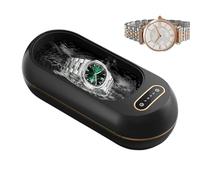 Limpiador ultrasónico de joyas, máquina de limpieza ultrasónica | Temporizador digital, automática con función silenciosa para gafas, anillos, correa de reloj, aretes, hogar, uso de viaje