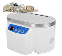 Limpiador Ultrasónico de Joyería, 500 Ml 30W / 50W Máquina Limpiadora Ultrasónica de Joyería de Doble Potencia Limpiador Ultrasónico para Gafas Joyas, Relojes, Dentaduras Postizas