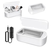 Limpiador ultrasónico de la joyería con revestimiento de acero inoxidable 304, limpieza gafas máquina ultrasónica para anillo, collar, plata, reloj