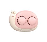 Limpiador ultrasónico de lentes portátil, estuche de almacenamiento, Pink | Limpiador eléctrico de lentes para contactos suaves y duros