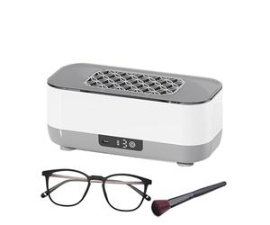 Limpiador ultrasónico de retención - Modo automático, cuerpo a prueba | Tecnología de limpieza de 45 kHz para boquilla, joyería, noche, alineadores invisibles, prótesis