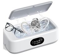 Limpiador ultrasónico de retenedores con tanque acero inoxidable 640 ml alta capacidad for gafas, anillos, relojes y dentaduras postizas