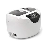 Limpiador Ultrasónico Digital 2500ml/84.5 oz Gran Capacidad, Limpiador Ultrasónico de Vidrios Temporizador de 5 Niveles, Calentamiento de 60° Fácil de Limpiar para Relojes, Aretes, Frutas