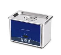 Limpiador Ultrasónico Digital De 0,8 L For Baño, Tanque SUS304, Desengrasante Óxido Y Aceite, Boquilla Combustible, Joyería, Anillo, Collar, Limpieza Por Ultrasonidos Dental Limpieza Eficaz
