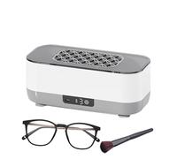 Limpiador ultrasónico - Lavadora de joyas para el hogar, herramienta de limpieza retenedora | Máquina de sonido compacta, limpiador de gafas de 3 dientes, gadget de lavado profundo, organizador de