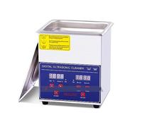 Limpiador ultrasónico, Limpiador Ultrasónico De 2L Con Control Digital, Bañera Limpiadora Ultrasónica De 100W Con Cesta For Limpiar Gafas De Hardware De Joyería