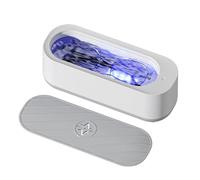 Limpiador ultrasónico multifuncional, máquina de limpieza con luz UV ultrasónica profesional portátil de 45 KHz para joyería, anteojos, relojes, cabezales de afeitadora (250 ml)