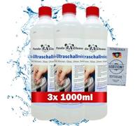Limpiador ultrasónico PANDACLEANER® para baños de ultrasonidos: concentrado para gafas, joyas, productos dentales, oro, monedas, vidrio, relojes (a prueba de agua) y mucho más. | 3000ml