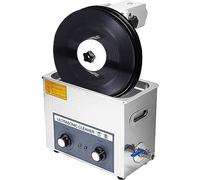 Limpiador ultrasónico para Discos de Vinilo - 6L para Limpiar y Restaurar, Sistema portátil de Limpieza de LP con rotación automática, Temporizador de 0 a 30 Minutos