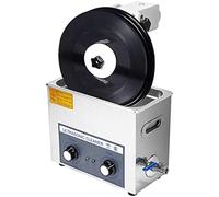 Limpiador ultrasónico para Discos de Vinilo, Capacidad de 6 litros con Temporizador de 0 a 30 Minutos para una Limpieza Profunda, Sistema de Lavado de Discos portátil.