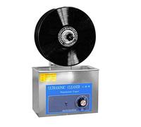 Limpiador ultrasónico para Discos de Vinilo: Capacidad para 6 Discos, Temporizador Ajustable de 0 a 20 Minutos, diseño elevable y Rejilla de Secado para una Limpieza Profunda.