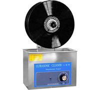 Limpiador ultrasónico para Discos de Vinilo, máquina de Limpieza de 4 litros para 1-6 Discos de Vinilo, Lavadora de Discos con función de Temporizador Digital