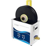 Limpiador ultrasónico para Discos de Vinilo - Sistema de Limpieza de Discos de Vinilo de 6,5 L con Temperatura y Temporizador Ajustables, y rotación automática para una Limpieza y protección