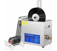 Limpiador ultrasónico para Discos de Vinilo: Sistema de Limpieza para Discos de Vinilo, Gafas, Discos, Relojes y Joyas.