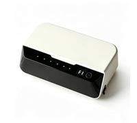 Limpiador Ultrasónico Portátil De 50 Khz, Máquina De Limpieza Sónica De Doble Modo, Tanque Grande De 430 Ml, para Gafas, Joyas, Relojes, Brochas De Maquillaje Y Lentes De Contacto White
