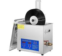 Limpiador ultrasónico portátil de 6 litros con cavitación sónica, Temporizador Digital y Calentador para Relojes, dentaduras postizas, Monedas y Piezas metálicas.