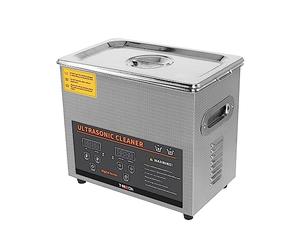 Limpiador Ultrasónico Profesional 3L Acero Inox 120W Máquina Ultrasónica Ultrasonidos Limpieza Joyería Piezas Metálicas con Temporizador Digital Temperatura Ajustable Cesta de Malla de Alambre GRATIS