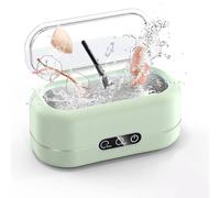 Limpiador Ultrasónicos de 48 KHz, Ultrasonidos Limpieza de Gafas, Maquina Ultrasonidos Limpieza de 350 ML, Equipado con 2 Modos, Adecuado para Joyas, Gafas, Relojes, Anillos