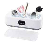 Limpiador Ultrasonidos Dental Joyas, 49000HZ, Profesional, 640ml Limpiador Gafas Ultrasónico con 3 Modos Tiempo, Maquina Ultrasonido Limpieza 360°, Ultrasonic Cleaner para Relojes Dentaduras Razots