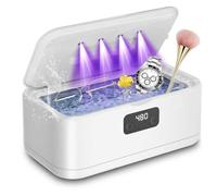 Limpiador Ultrasonidos Joyas Gafas Dental - Yorraka 49000Hz | 800ML | Luz UV Maquina Ultrasonidos Limpieza con 5 Modos - Ultrasonic Cleaner para Glasses, Anillos, Prótesis, Relojes