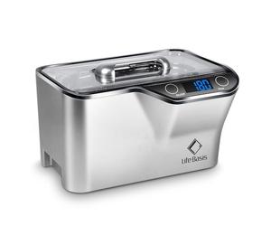 Limpiador Ultrasonidos LifeBasis CDS-100(Plata) 42000Hz 600ML Limpiador Ultrasónico 5 Tiempos de Limpieza Ultrasonidos Limpieza para Joyas, Collares, Relojes, Gafas, Dentaduras