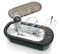 Limpiador Ultrasonidos, Limpiador Ultrasónico Profesional 300ML Limpiador Ultrasónico 4 Modos Ultrasonidos Limpieza Para Gafas Joyas Reloj Monedas De Metal Dentaduras Herramientas De Tatuaje