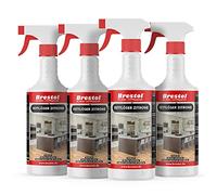 Limpiador universal con aroma a limón, 4 unidades de 750 ml, desengrasante listo para usar, aceite y hollín, limpiador multiusos para piscinas