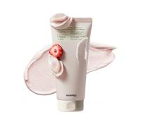 Limpiador VEGANO con crema Bata DDALVA fresa + vainilla | para pieles apagadas, limpiador facial hidratante, brillo radiante, niacinamida, ácido hialurónico | Cuidado de la piel coreano, 200 ml