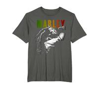 Limpiador vibratorio Bob Marley Rastaman Camiseta, Hombre Tallas Grandes, Asfalto, 6X Alto
