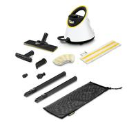 Kärcher SC 2 Deluxe Limpiador a vapor de cilindro 1 L 1500 W Negro, Blanco