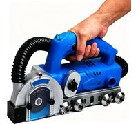 Limpiadora Eléctrica De Juntas,Herramienta Para Limpiar Juntas De Azulejos Con Diseño De 4 Ruedas Para Un Corte Suave,Bolsa De Polvo Integrada,Profundidad Ajustable Para La Lechada standard+Q5