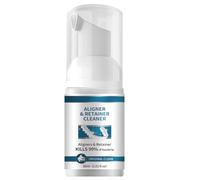 Limpiadoras para Dentaduras Postizas，Tabletas Limpiadoras Para Prótesis Dentales，Limpiadoras Para Ortodoncias y Férula Dental，Denture Cleaners，Espuma Suero De Eliminación Manchas Dientes