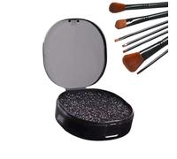 Limpiadores de Brochas de Maquillaje,Esponja de Limpieza Portátil Rápida y Fácil | Esponja Limpiadora para Colorete y Rubor | Para Chicas Entusiastas Del Maquillaje Principiantes Hogar Viaje Y Negocio