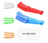"Limpiadores de Persianas Eco-Fused - Incluye 2 Abrazaderas y 5 Mangas Removibles - Herramienta Genial para Persianas, Cortinas y Cubiertas de Ventilación para Aires Acondicionados "