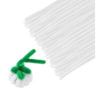 limpiadores de pipas,blanco,alambre de chenilla, para manualidades y decoració