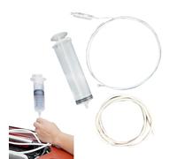 Limpiadores de tuberías largos: herramienta limpiadora de desagües, suministros para desatascar tubos flexibles, dispositivo de limpieza duradero | Herramienta de mantenimiento doméstico para refriger
