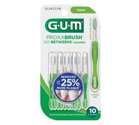 Limpiadores Go-Betweens GUM-872H Sunstar Proxabrush, paquete de 10